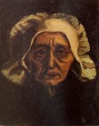 Vincent Van Gogh Head of an old Peasant Woman with White Cap (nn04) oil painting